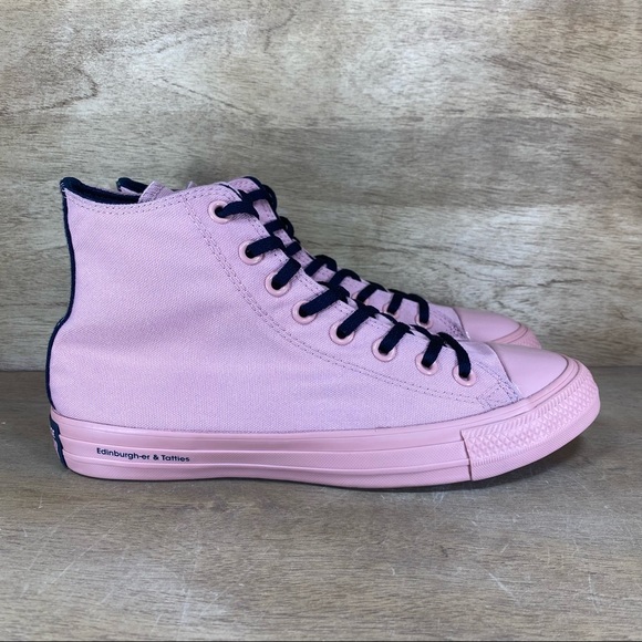 Converse Shoes - Converse CTAS Edinburgh-er & Tatties OPI Pink Black Women SZ 9 High-Top Sneakers